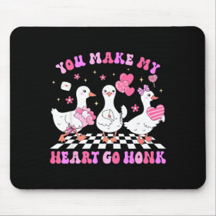 Alfombrilla De Ratón Tú San Valentín Haces Que Mi Corazón Haga Honk Ton