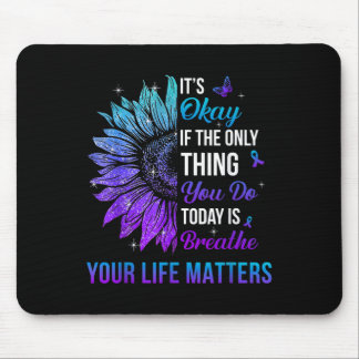 Alfombrilla De Ratón Tu Vida Es Prevención Del Suicidio Hombres Mujeres