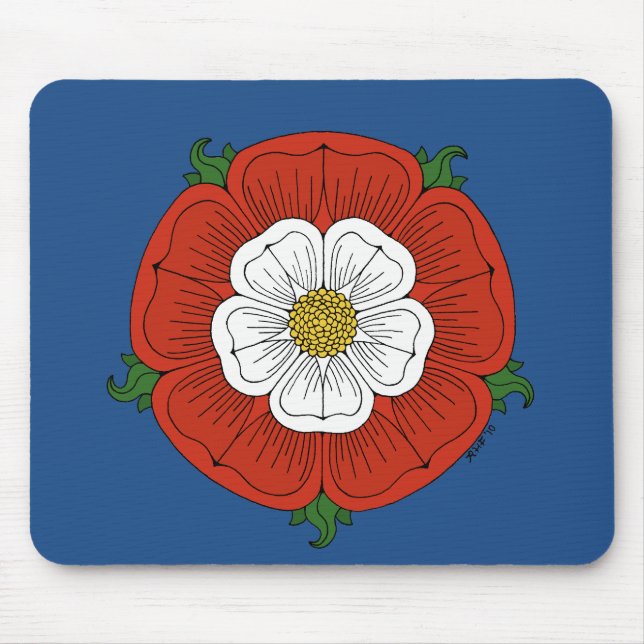 Alfombrilla De Ratón Tudor Rosa (Frente)