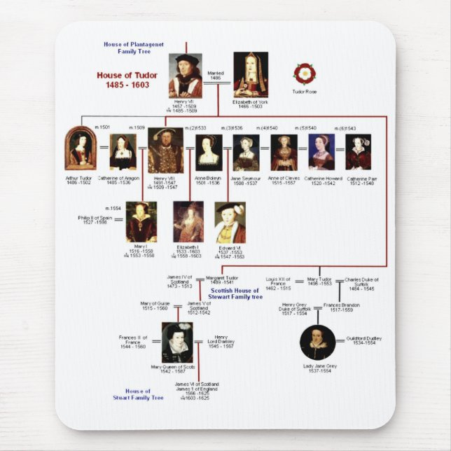 Alfombrilla De Ratón Tudors Mousepad (Frente)