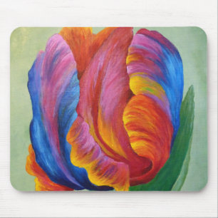 Alfombrilla De Ratón Tulip de arco iris de la almohadilla del ratón #3