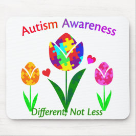Alfombrilla De Ratón Tulipán de sensibilización sobre el autismo