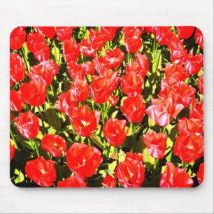 Alfombrilla De Ratón Tulipanes rojos