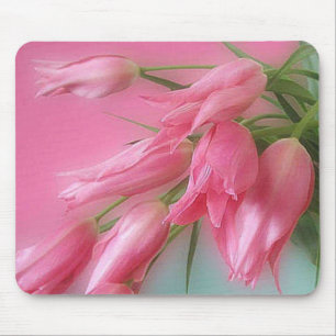 Alfombrilla De Ratón Tulipanes rosados