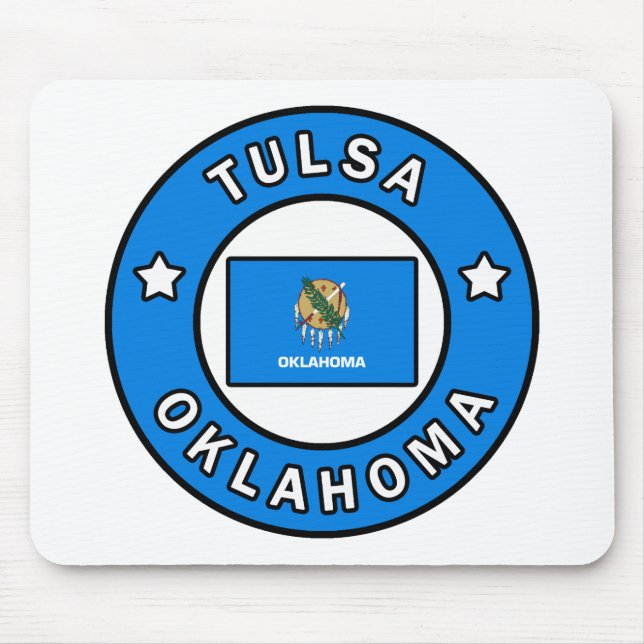 Alfombrilla De Ratón Tulsa Oklahoma (Frente)