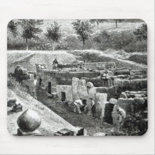 Alfombrilla De Ratón Tumbas de Etruscan
