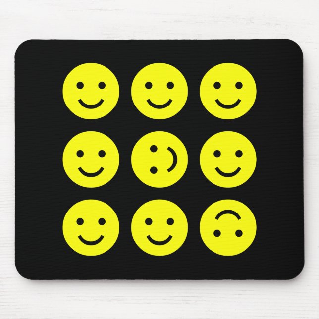 Alfombrilla De Ratón Tumblando - Sobre negro (Frente)