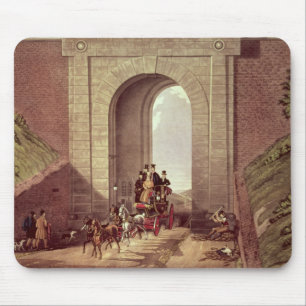 Alfombrilla De Ratón Túnel de Highgate, grabado por la caza de George,