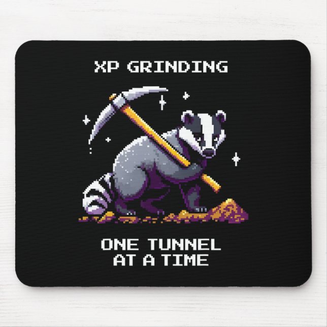 Alfombrilla De Ratón Túnel Dger Estilo Pixel Gamer  (Frente)