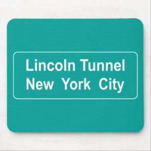 Alfombrilla De Ratón Túnel Lincoln del Rótulo de carreteras