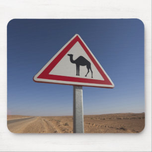 Alfombrilla De Ratón Túnez, área de Ksour, Ksar Ghilane, ergio