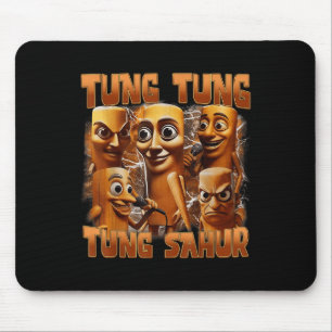 Alfombrilla De Ratón Tung Tung Tung Sahur Funny Italiano Brainrot Meme