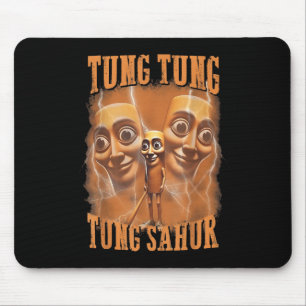 Alfombrilla De Ratón Tung Tung Tung Sahur Gracioso Meme Brainrot Humor