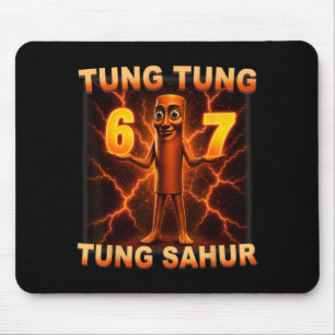 Alfombrilla De Ratón Tung Tung Tung Sahur Six Seven 67 Meme Para Niño