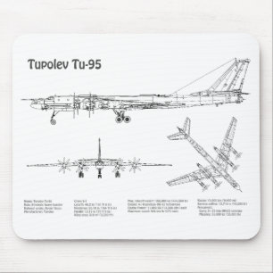 Alfombrilla De Ratón Tupolev Tu-95 - Planes de Planes de Planes de Plan