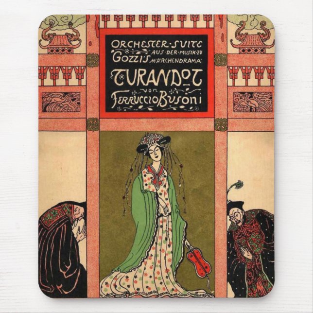 Alfombrilla De Ratón Turandot, una ópera de Puccini (Frente)