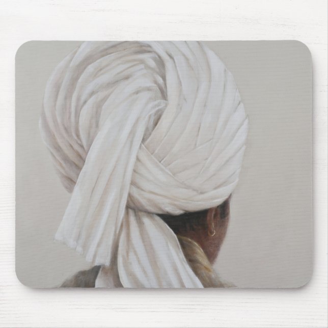 Alfombrilla De Ratón Turbante blanco 2014 (Frente)