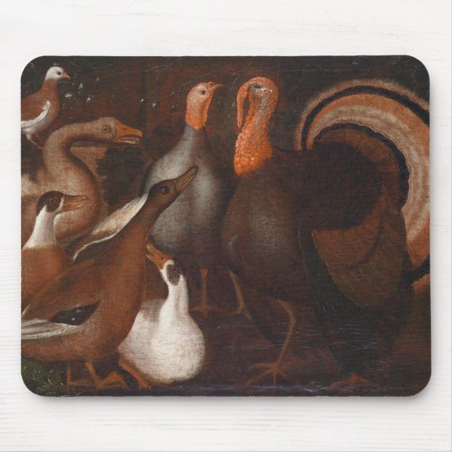 Alfombrilla De Ratón Turco Ducks Pigeon Mousepad de Acción de Gracias (Frente)