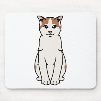 Alfombrilla De Ratón Turkish Van Cat Cartoon