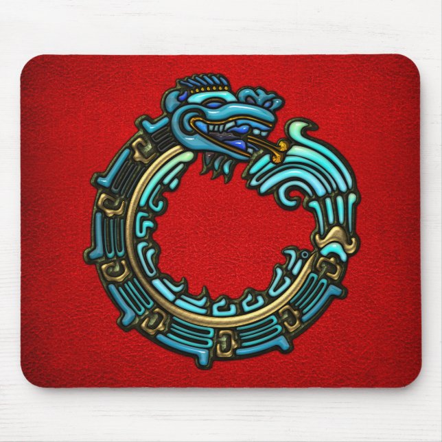 Alfombrilla De Ratón Turquoise Quetzalcoatl (Frente)