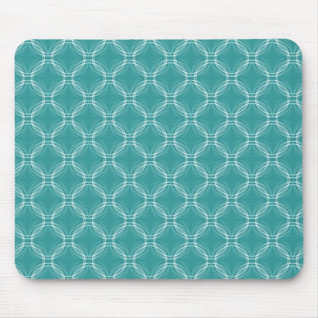 Alfombrilla De Ratón Turquoise Uptown Elegance Mousepad (Frente)