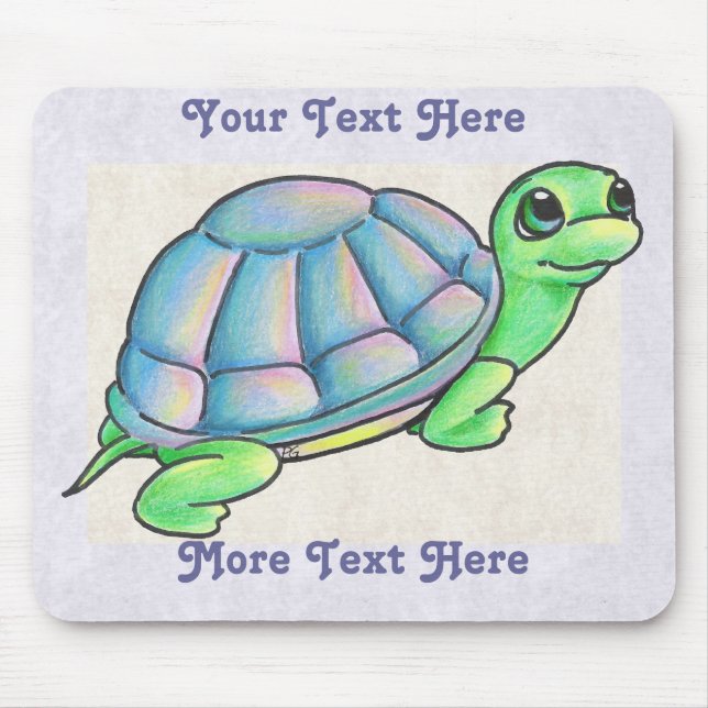 Alfombrilla De Ratón Turtle Mousepad (Frente)
