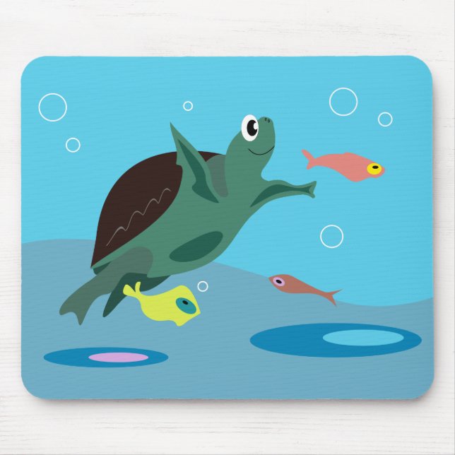 Alfombrilla De Ratón Turtle Mousepad (Frente)