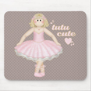 Alfombrilla De Ratón Tutu Cute (Blonde) - Mousepad