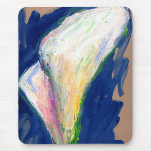 Alfombrilla De Ratón Tuxedo Cuff Lily Flores Pintura Art Mousepad