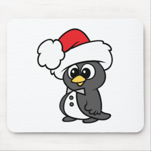 Alfombrilla De Ratón Tuxedo Pingüino Navidades