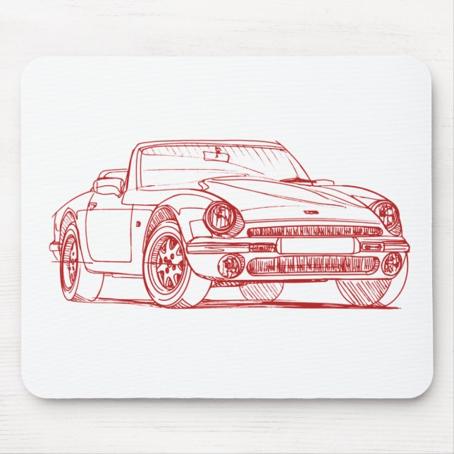 ALFOMBRILLA DE RATÓN TVR V8S 1994 (Frente)