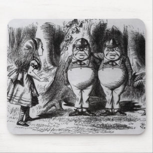Alfombrilla De Ratón Tweedledum y Tweedledee
