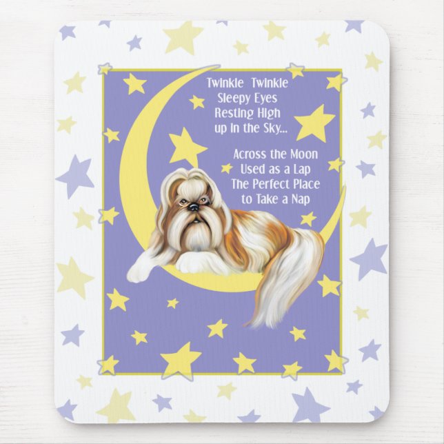 Alfombrilla De Ratón Twinkle Twinkle Shih Tzu (Frente)
