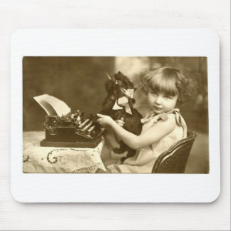 Alfombrilla De Ratón Typewriter girl
