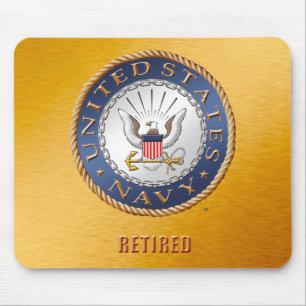 Alfombrilla De Ratón U.S. Mousepad jubilado marina de guerra