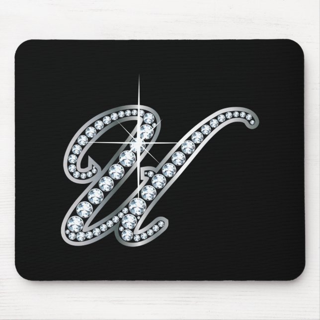 Alfombrilla De Ratón U Script "Diamond Bling" (Frente)