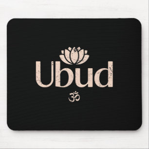 Alfombrilla De Ratón Ubud Li Om Espiritual Loto Viaje Meditación Yoga