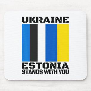 Alfombrilla De Ratón Ucrania Estonia Está Contigo Soporte Estonio F