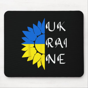 Alfombrilla De Ratón Ucrania Girasol Bandera Ucraniana Apoyo A Ucrania