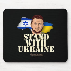Alfombrilla De Ratón Ucrania Israel Volodymyr Zelenskyy Apoya a Ucrania