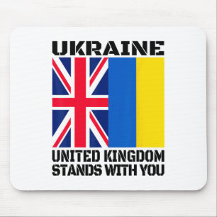 Alfombrilla De Ratón Ucrania Reino Unido Está Contigo Apoyo Británico