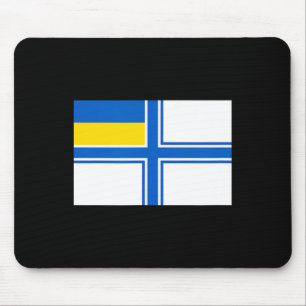 Alfombrilla De Ratón Ucrania Ucraniano Bandera de Ucrania Navel Bandera