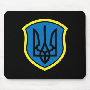 Alfombrilla De Ratón Ucrania Ucranianos Ucraniano Kiev Trysub Bandera 1