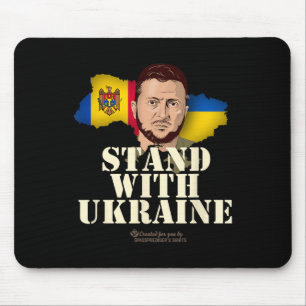Alfombrilla De Ratón Ucrania Zelensky Banderas De La República De Molda