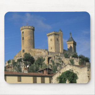 Alfombrilla De Ratón UE, Francia, Foix, Ariege, Pirineos. Castillo