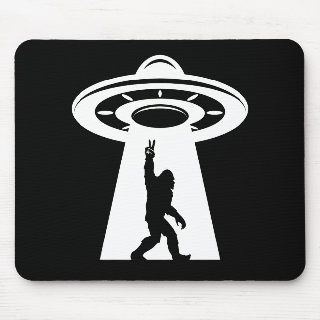 Alfombrilla De Ratón UfO de pie grande (Frente)