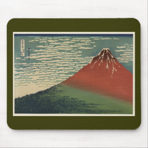 Alfombrilla De Ratón Ukiyo-e Hokusai Fujiyama