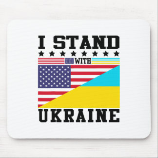 Alfombrilla De Ratón Ukraine American Pride Vintage Retro Ukrainian Fla