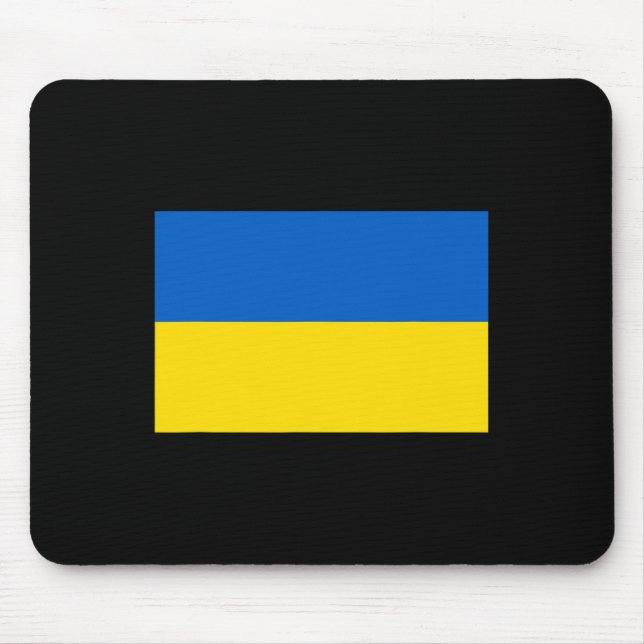 Alfombrilla De Ratón Ukraine Flag Design  (Frente)