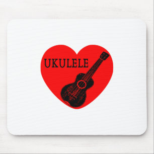 Alfombrilla De Ratón Ukulele Love